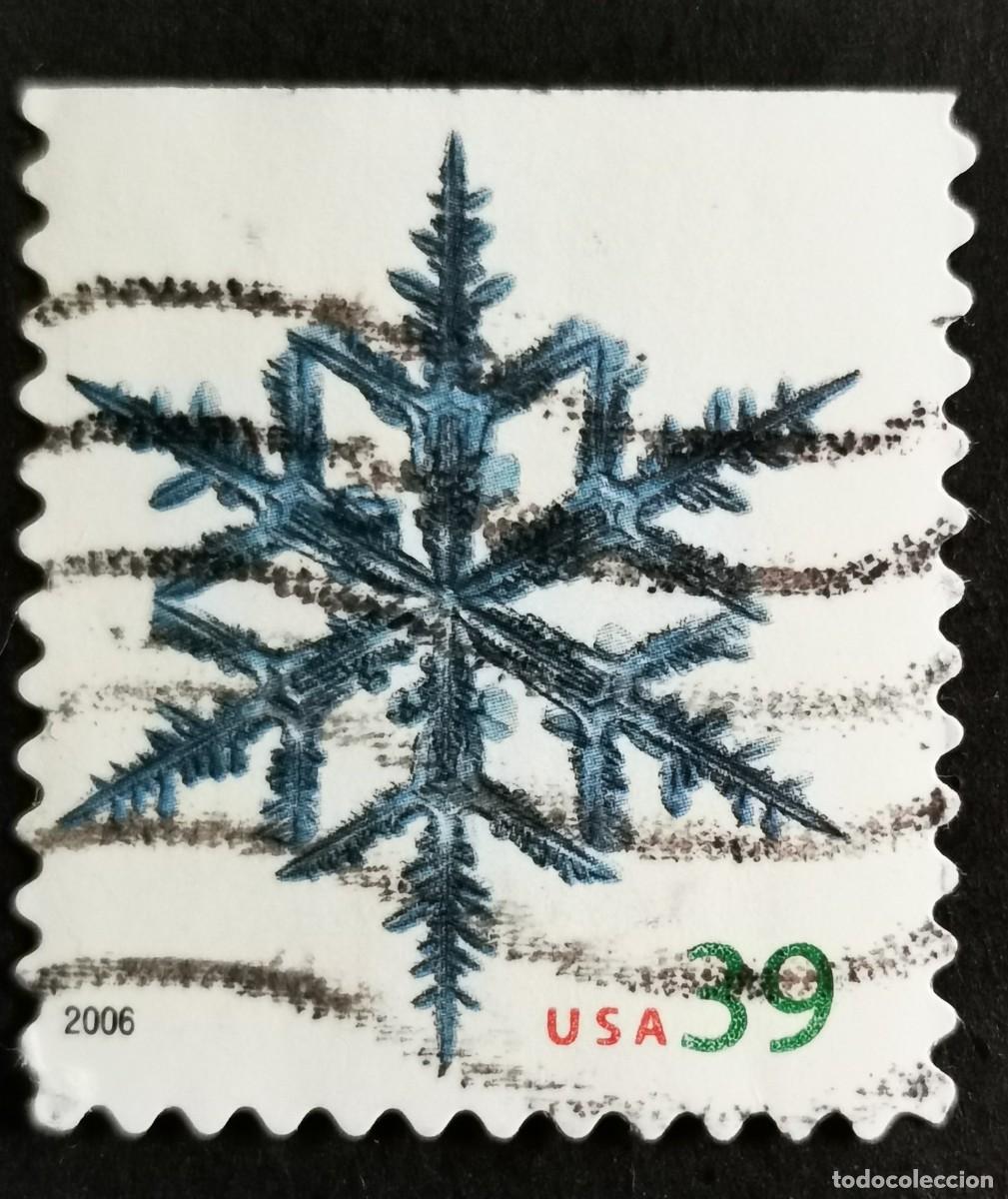 Sellos: SELLO ESTADOS UNIDOS U.S.A.2006, COPOS DE NIEVE BRAZOS DELGADOS, 39 &cent; MICHEL US 4181BA