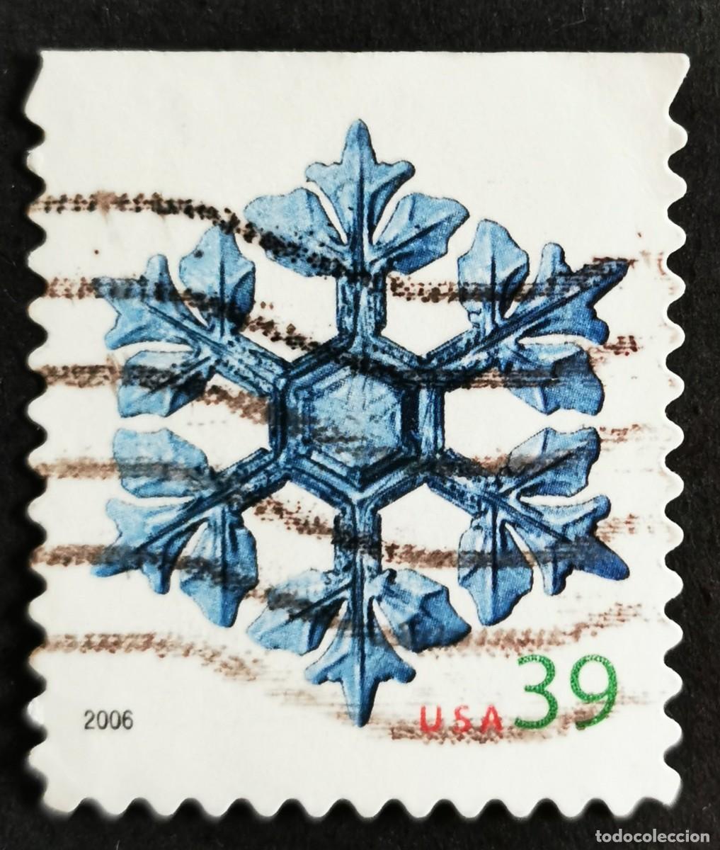 Sellos: SELLO ESTADOS UNIDOS U.S.A.2006, COPOS DE NIEVE BRAZOS FRONDOSOS, 39 &cent; MICHEL US 4182BG