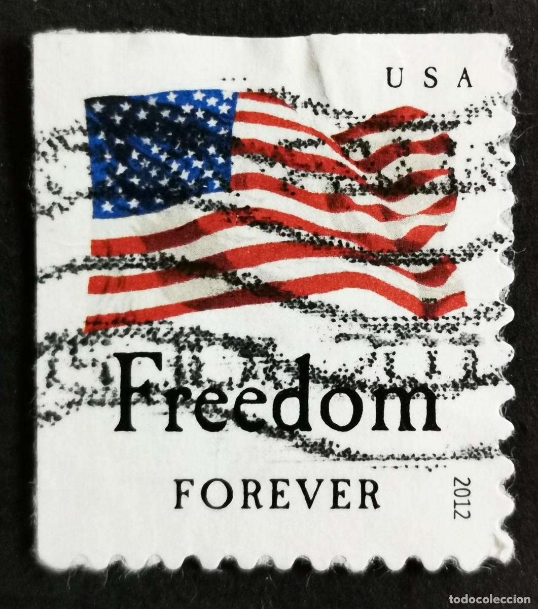Sellos: SELLO ESTADOS UNIDOS U.S.A.2012, LIBERTAD, SIN VALOR FACIAL MICHEL US 4817BELO