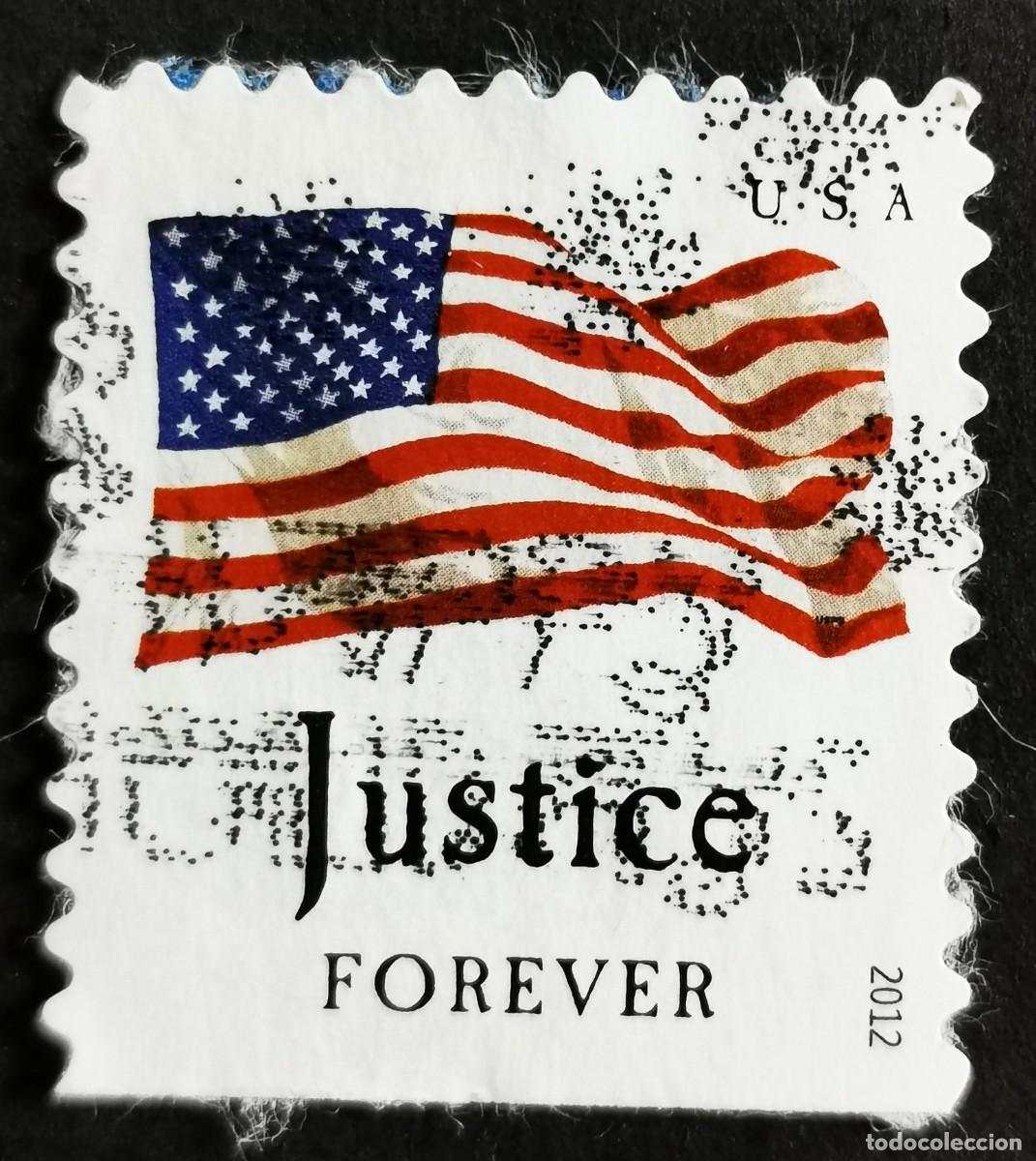 Sellos: SELLO ESTADOS UNIDOS U.S.A.2012, JUSTICIA, SIN VALOR FACIAL MICHEL US 4820BG