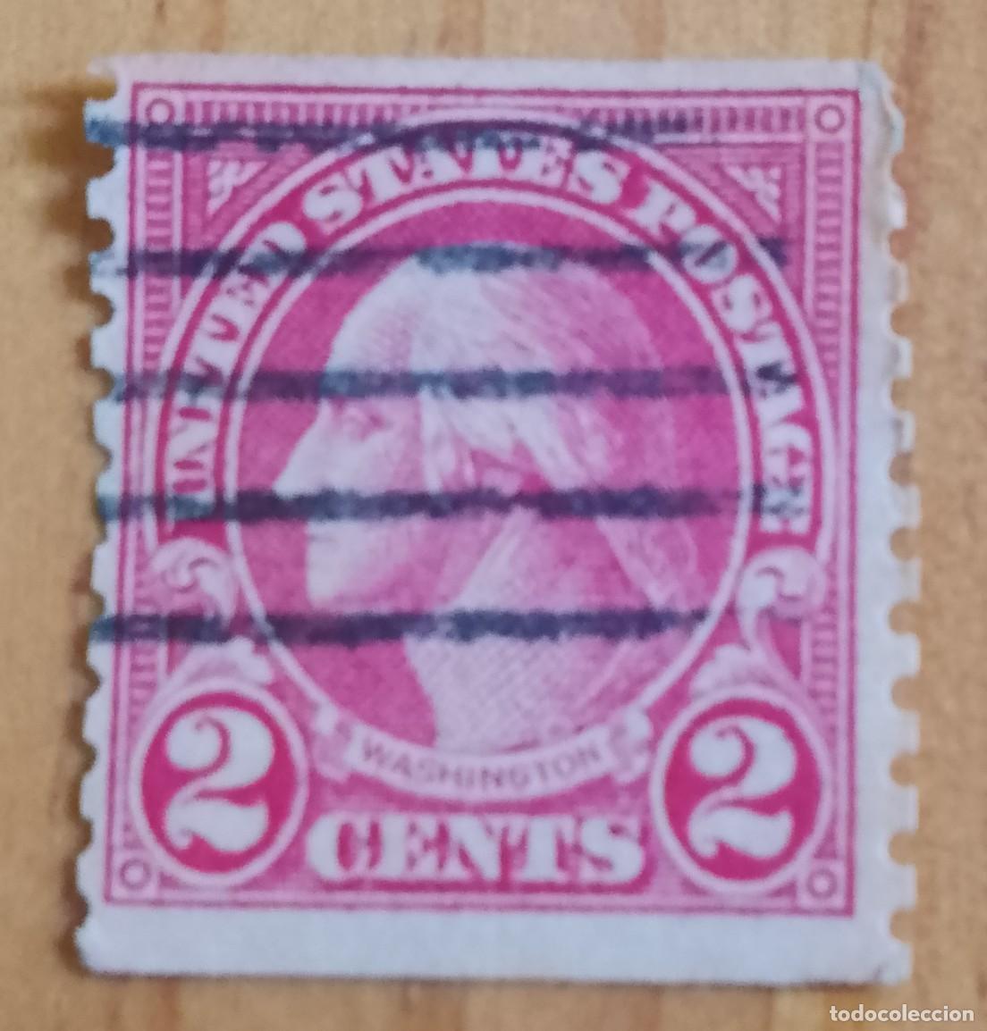 Sellos: EEUU - V/F 2 CENTS - A&Ntilde;O 1911 - G. WASHINGTON