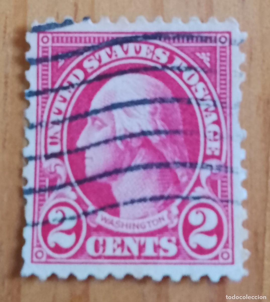 Sellos: EEUU - V/F 2 CENTS - A&Ntilde;O 1911 - G. WASHINGTON