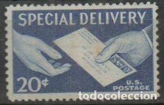 Sellos: ESTADOS UNIDOS IVERT E N&ordm; 16 (A&Ntilde;O 1954) ,CARTA, ENTREGA ESPECIAL, SPECIAL DELIVERY, NUEVO **