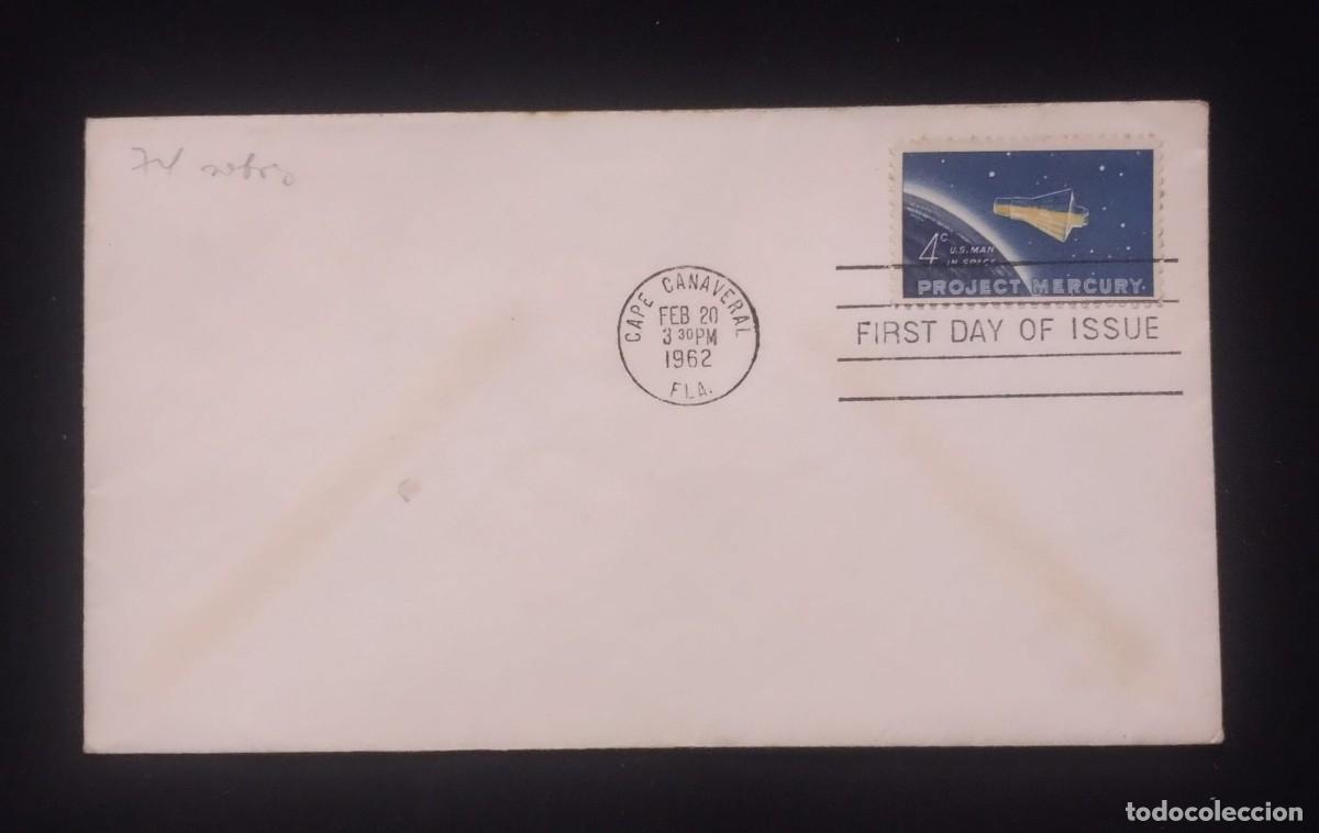 Sellos: TS) 1962 UNITED STATES, FDC,ORBITAL FLIGHT,CIRCULATE COVER,VF.