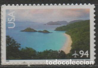 Sellos: ESTADOS UNIDOS IVERT AEREO N&ordm; 138, St. John, Parque Nacional de las Islas V&iacute;rgenes, nuevo **