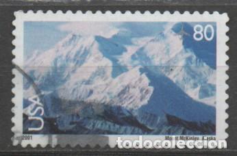 Sellos: Estados Unidos a&eacute;reo 129, 30 aniversario de la misi&oacute;n ant&aacute;rtica, usado