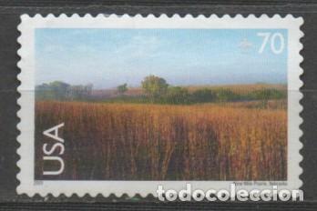 Sellos: Estados Unidos a&eacute;reo 128, Nine-Mile Prairie, Nebraska, NUEVO CON CHARNELA