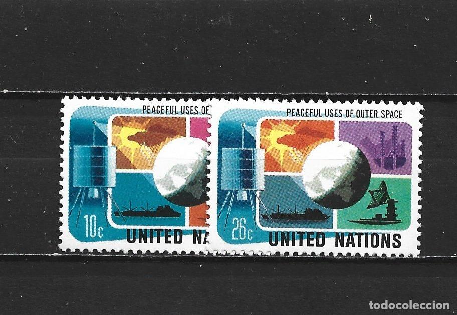Sellos: NACIONES UNIDAS NUEVA YORK YVERT NUM. 249/250 ** SERIE COMPLETA SIN FIJASELLOS