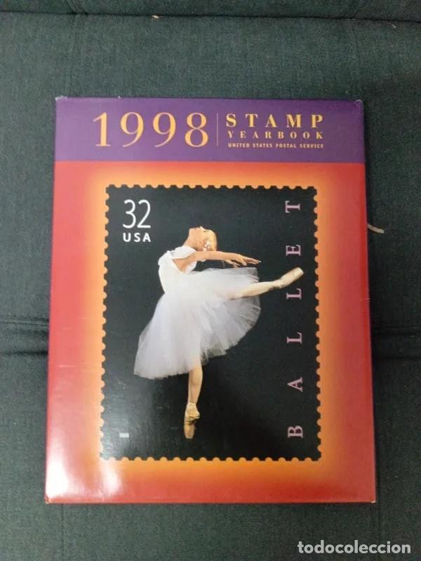 Sellos: Album de sellos united states 1998 stamp yearbook (vacio)