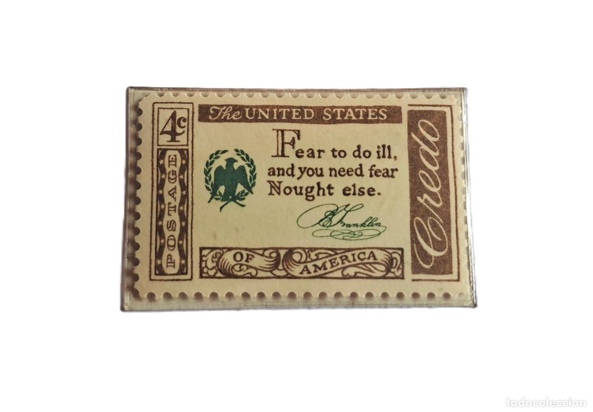 Stamps: SELLO EE.UU.1960 CREDO AMERICANO FRANKLIN 4c - MNH NUEVO PLASTIFICADO