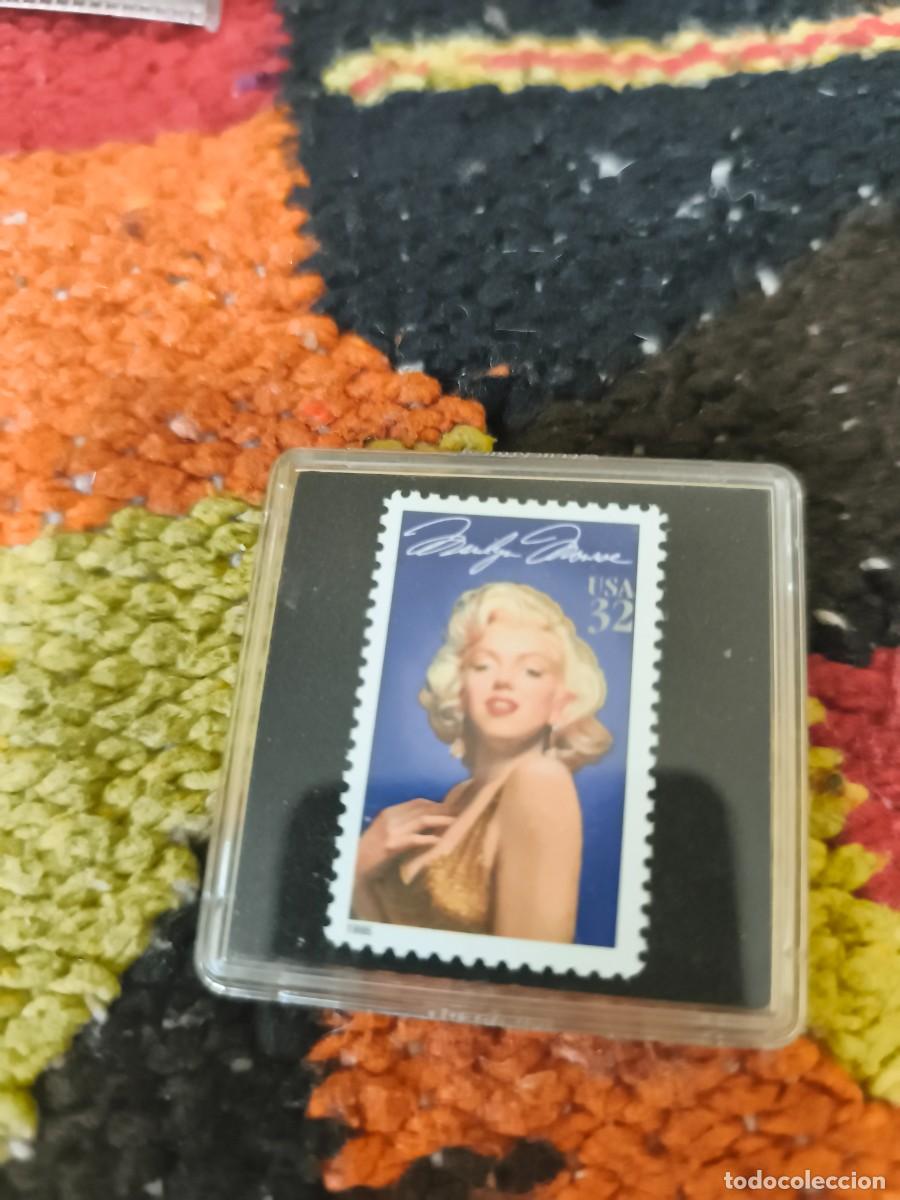 Sellos: Sello marylin nuevo en c&aacute;psula de metacrilato