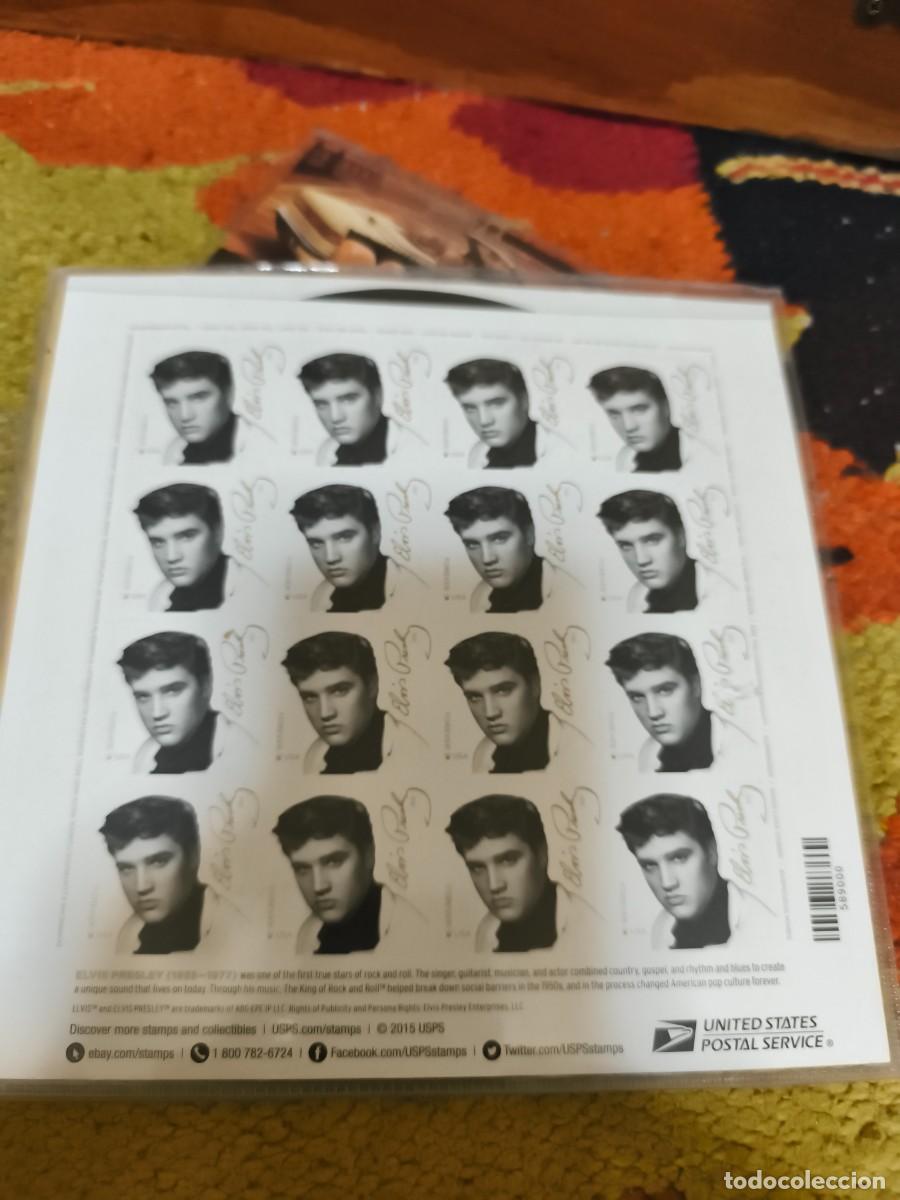 Sellos: Hoja de sellos Elvis Presley