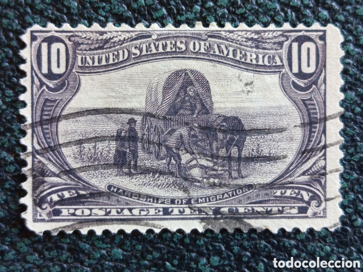 Sellos: Sello EEUU 10c Trans-Mississippi 1898 Usado Cat&aacute;logo Scott #289