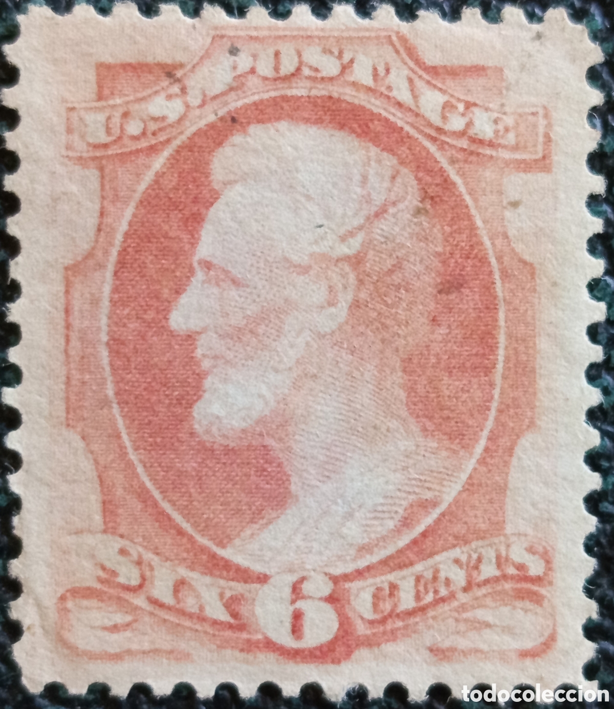Sellos: Sello EEUU 6c Abraham Lincoln 1890 Nuevo MH Cat&aacute;logo Scott #224