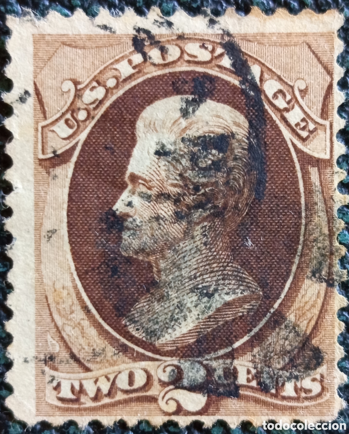 Sellos: Sello EEUU 2c Andrew Jackson 1870 Usado Cat&aacute;logo Scott #146