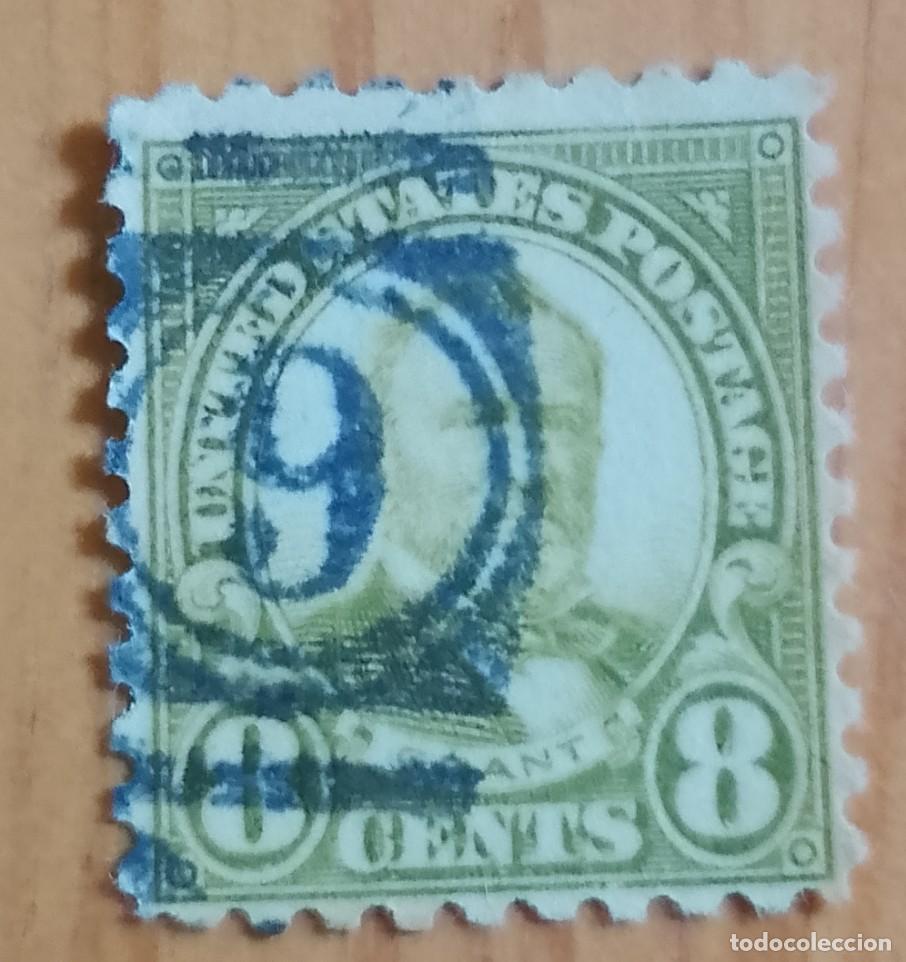 Sellos: ESTADOS UNIDOS - V/F 8 CENTS - A&Ntilde;O 1922, ULYSES GRANT - YV 235