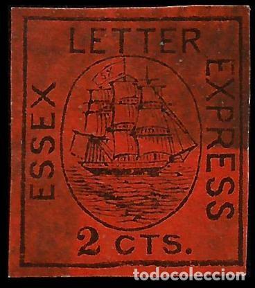Sellos: USA 1856 ESSEX LETTER EXPRESS