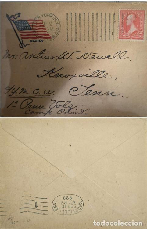 Sellos: TS) 1898 UNITED STATES, CANCELLATION STAMP, SILENT CANCELLATION,WITH PRESIDENT GEORGE WASHINGTON.