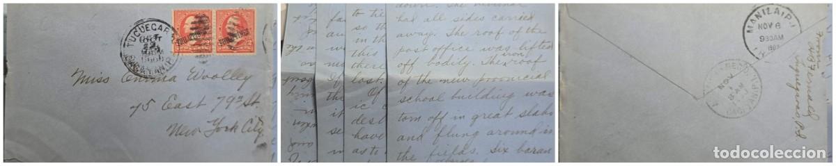 Sellos: O) 1903 PHILIPPINES, USS OCCUPATION, TUGUEGARAO CAGAYAN, GEORGE WASHINGTON 2c, COMPLETE LETTER, EXC