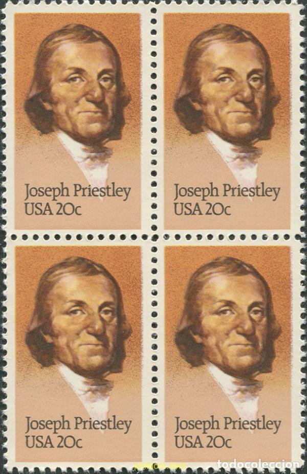 Sellos: 689988 MNH ESTADOS UNIDOS 1983 HOMENAJE A JOSEPH PRIESTLEY