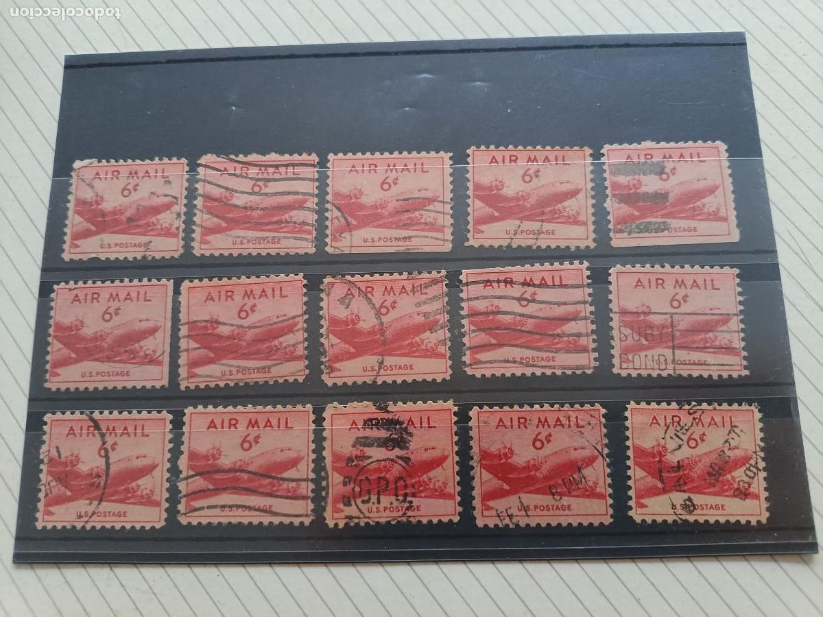 Stamps: Lote de sellos de Estados Unidos