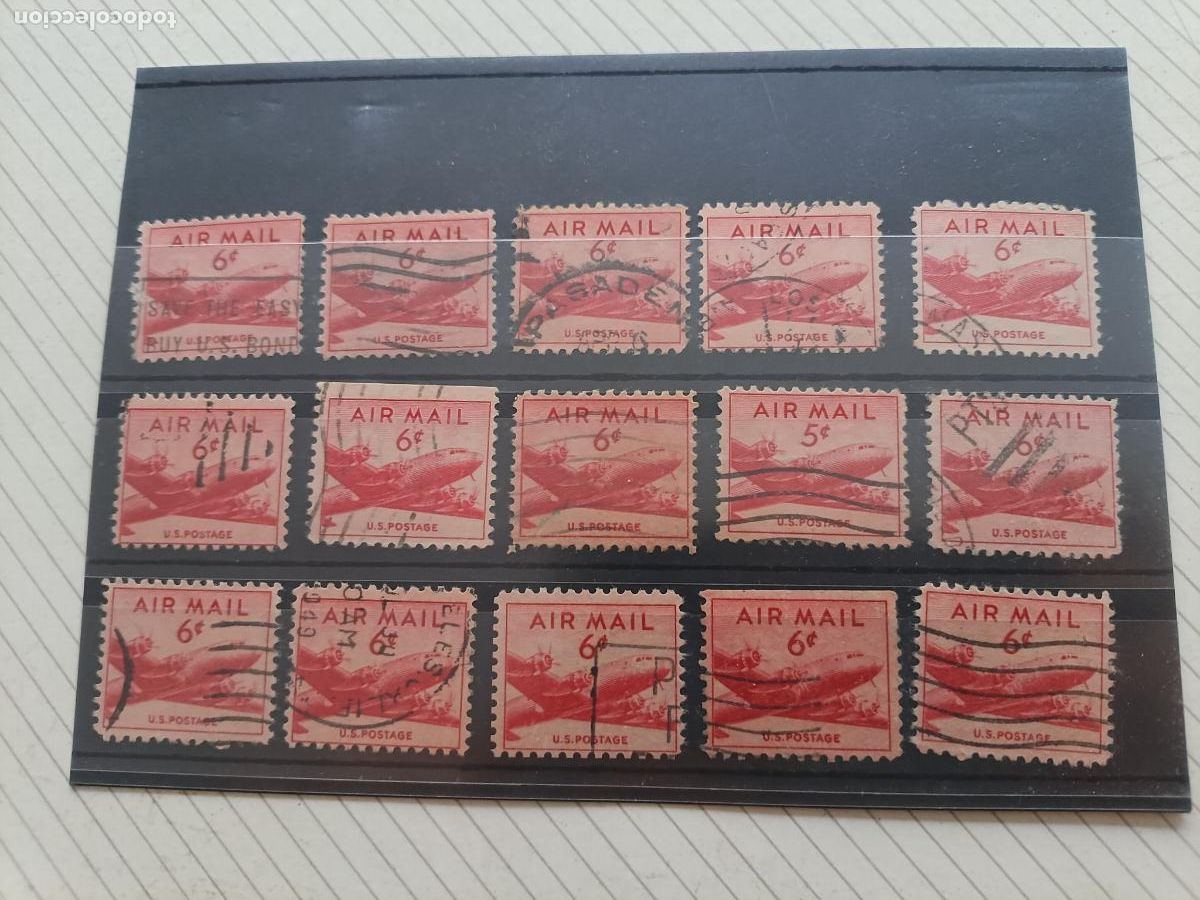 Stamps: Lote de sellos de Estados Unidos