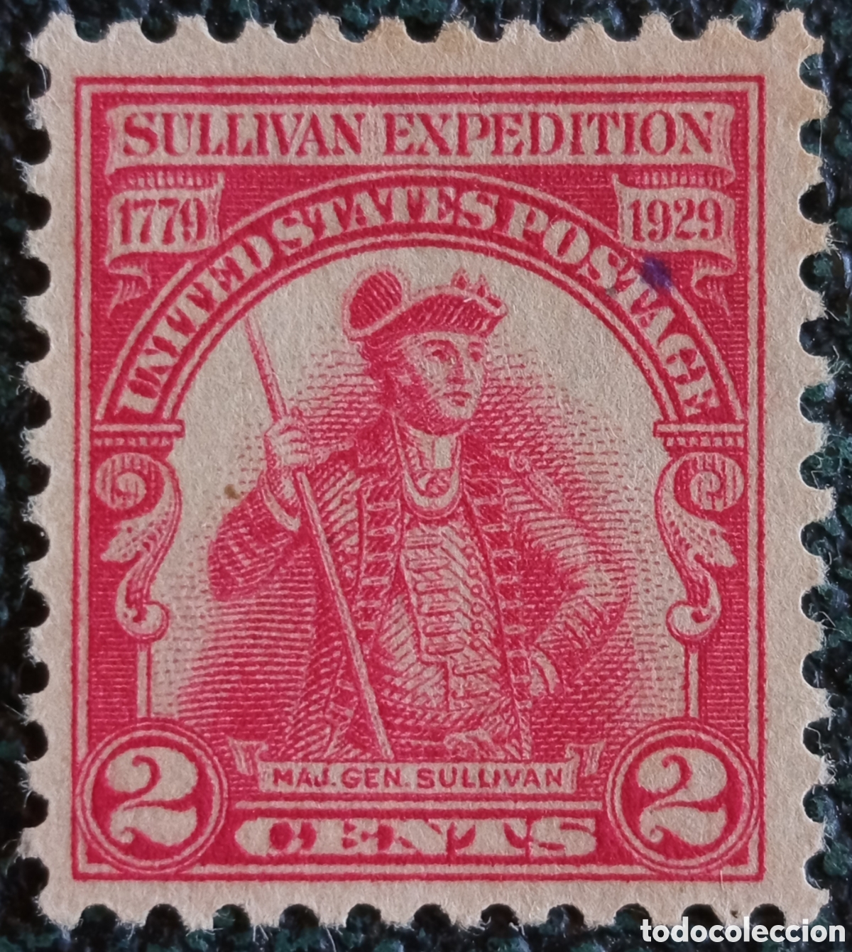 Sellos: Sello EE.UU. 1929 Expedici&oacute;n Sullivan 2c Scott #657