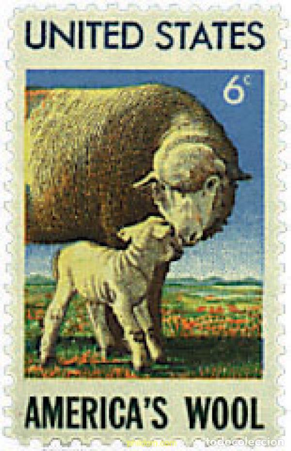 Sellos: 30152 MNH ESTADOS UNIDOS 1971 INDUSTRIA LANERA