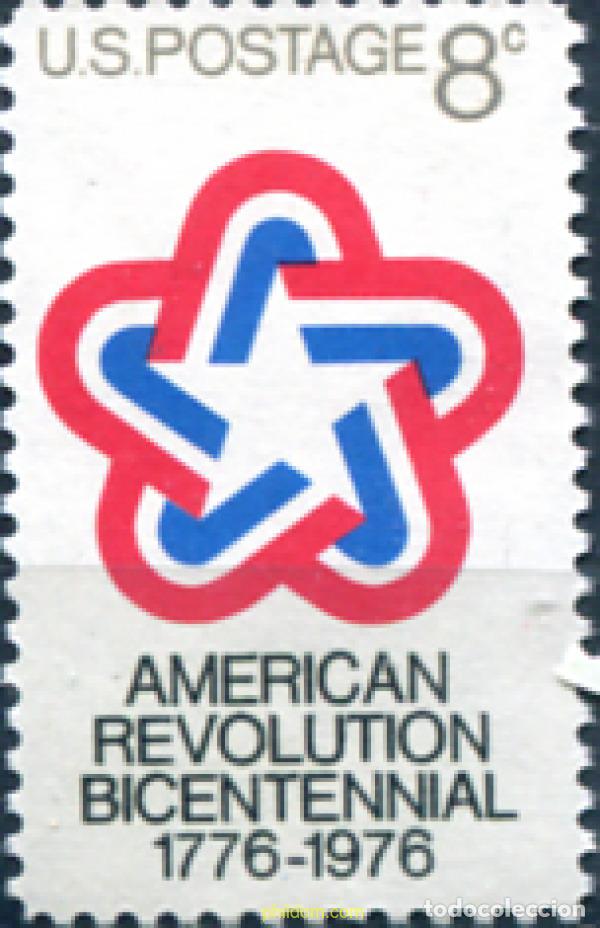Sellos: 161944 MNH ESTADOS UNIDOS 1971 BICENTENARIO DE LA INDEPENDENCIA DE LOS ESTADOS UNIDOS
