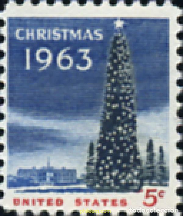 Sellos: 161787 MNH ESTADOS UNIDOS 1963 NAVIDAD