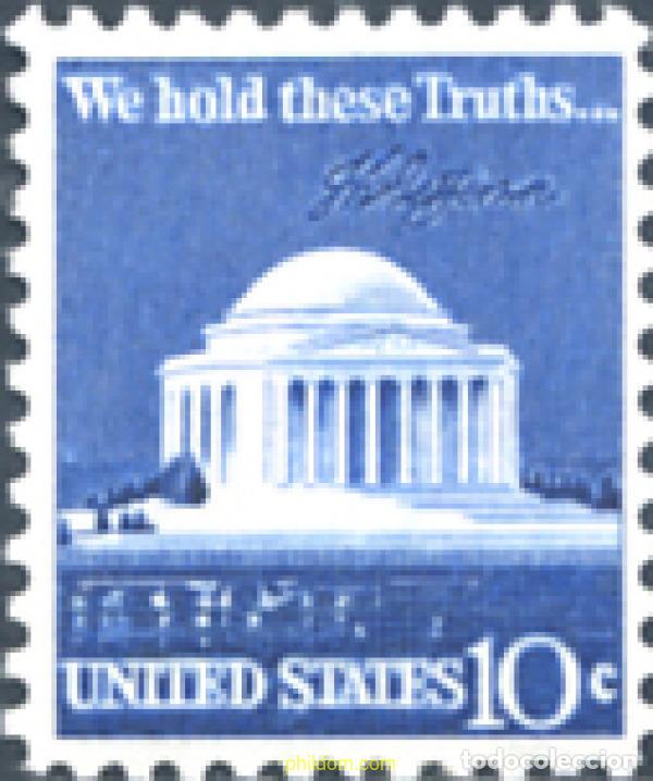 Sellos: 162009 MNH ESTADOS UNIDOS 1973 MEMORIAL DE JEFFERSON