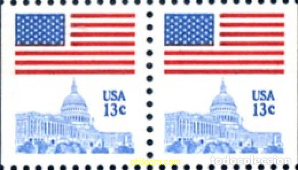 Sellos: 757898 MNH ESTADOS UNIDOS 1977 BANDERA Y MONUMENTO