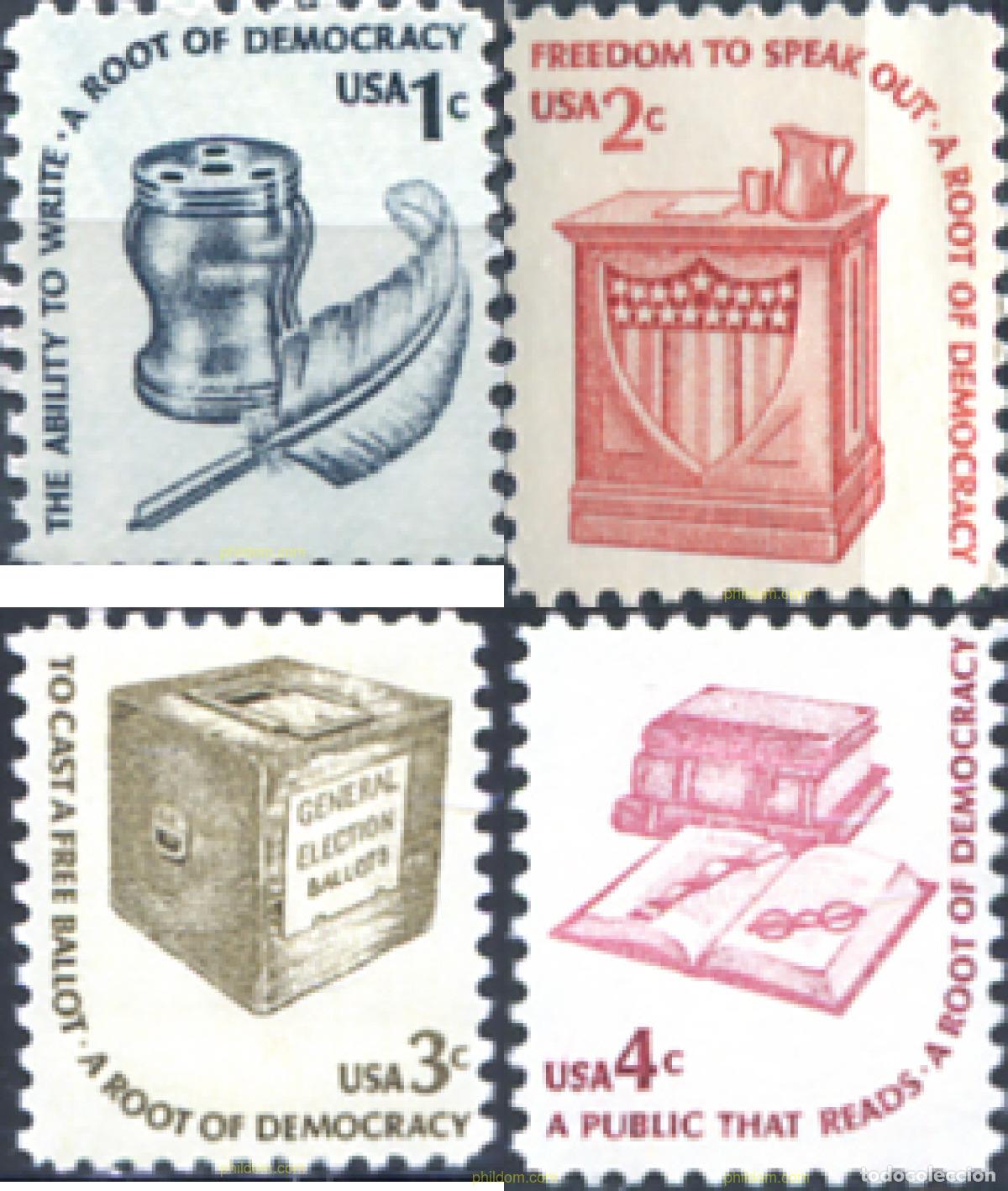 Sellos: 244821 MNH ESTADOS UNIDOS 1977 SERIE BASICA