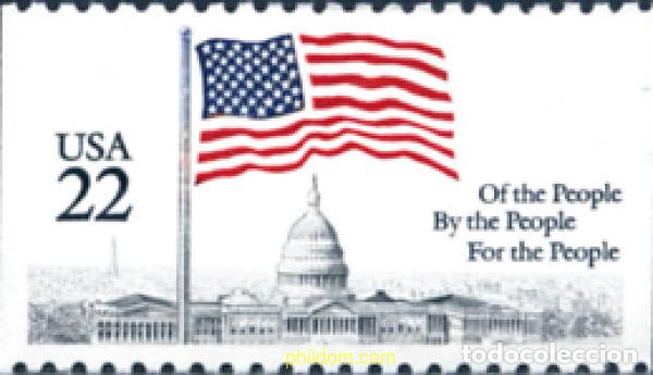 Sellos: 244743 MNH ESTADOS UNIDOS 1985 BANDERA Y MONUMENTO