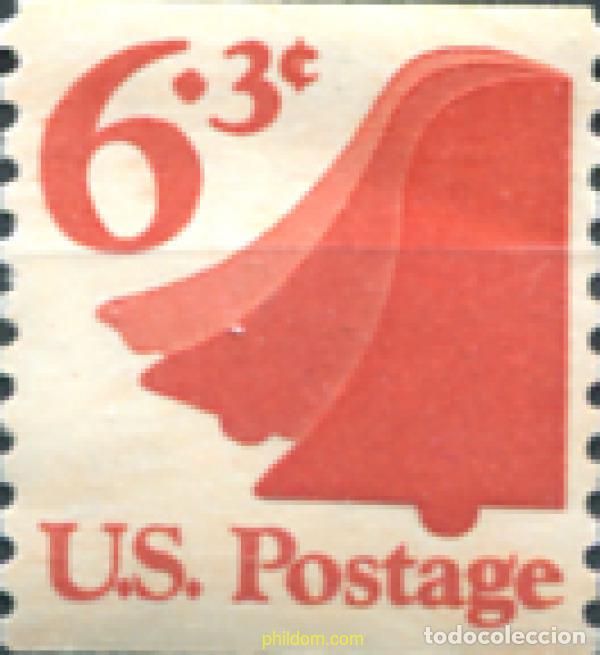 Sellos: 162027 MNH ESTADOS UNIDOS 1974 CAMPANA DE LA LIBERTAD