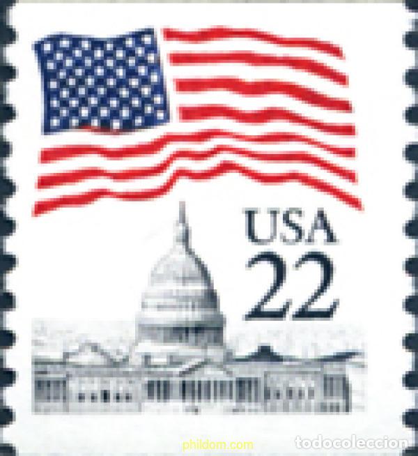 Sellos: 311129 MNH ESTADOS UNIDOS 1985 BANDERA Y MONUMENTO