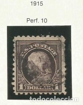 Sellos: SELLO USA SCOTT 460 A&Ntilde;O 1915 USADO