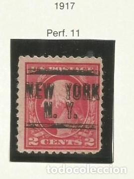 Sellos: SELLO USA SCOTT 519 A&Ntilde;O 1917 USADO NEW YORK