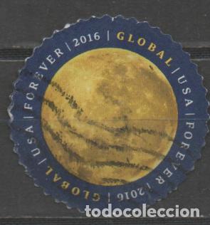 Sellos: ESTADOS UNIDOS IVERT N&ordm; 4867, LA LUNA, USADO