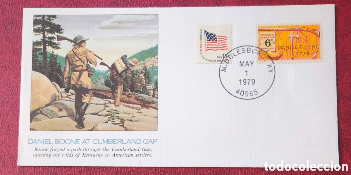 Sellos: EEUU. 1979. SPD. Daniel Boone
