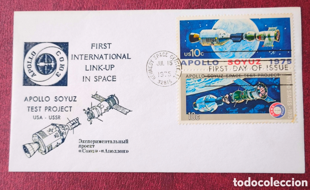Sellos: EEUU.1975. SOD. Proyecto Apolo-Soyuz