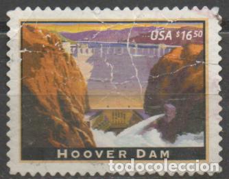 Sellos: ESTADOS UNIDOS IVERT N&ordm; 4078, Presa de Hoover USADO, SE EMVIA EL DE LA FOTO