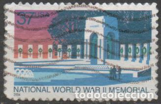 Sellos: ESTADOS UNIDOS IVERT N&ordm; 3561 MEMORIAL NACIONAL A LA II GUERRA MUNDIAL, USADO