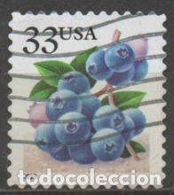 Sellos: ESTADOS UNIDOS IVERT N&ordm; 2874, ARANDANOS, USADO