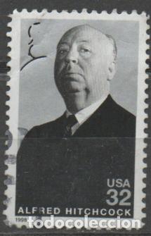 Sellos: ESTADOS UNIDOS IVERT N&ordm; 2760, Leyendas de Hollywood. Alfred Hitchcock, Directo, USADO
