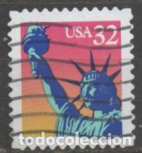 Sellos: ESTADOS UNIDOS IVERT N&ordm; 2581, ESTATUA DE LA LIBERTAD, USADO