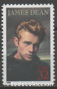 Sellos: ESTADOS UNIDOS IVERT N&ordm; 2522, Leyendas de Hollywood. James Dean, NUEVO **