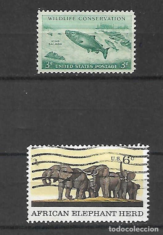 Sellos: Fauna americana de EE.UU., sellos a&ntilde;os 1956/70