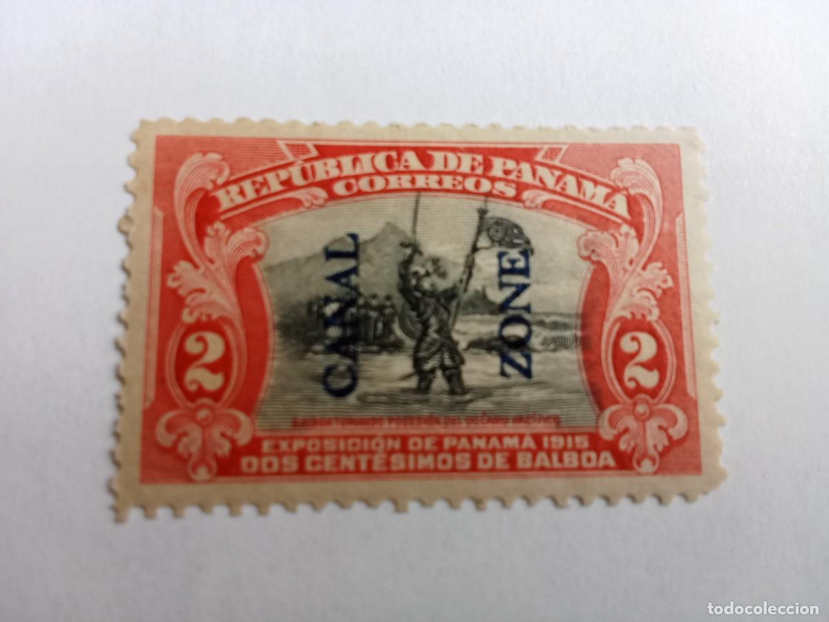 Sellos: SELLO DE LOS ESTADOS UNIDOS DE LA ZONA DEL CANAL, A&Ntilde;O 1915, SCOTT#43, NUEGO, GOMA ORIGINAL