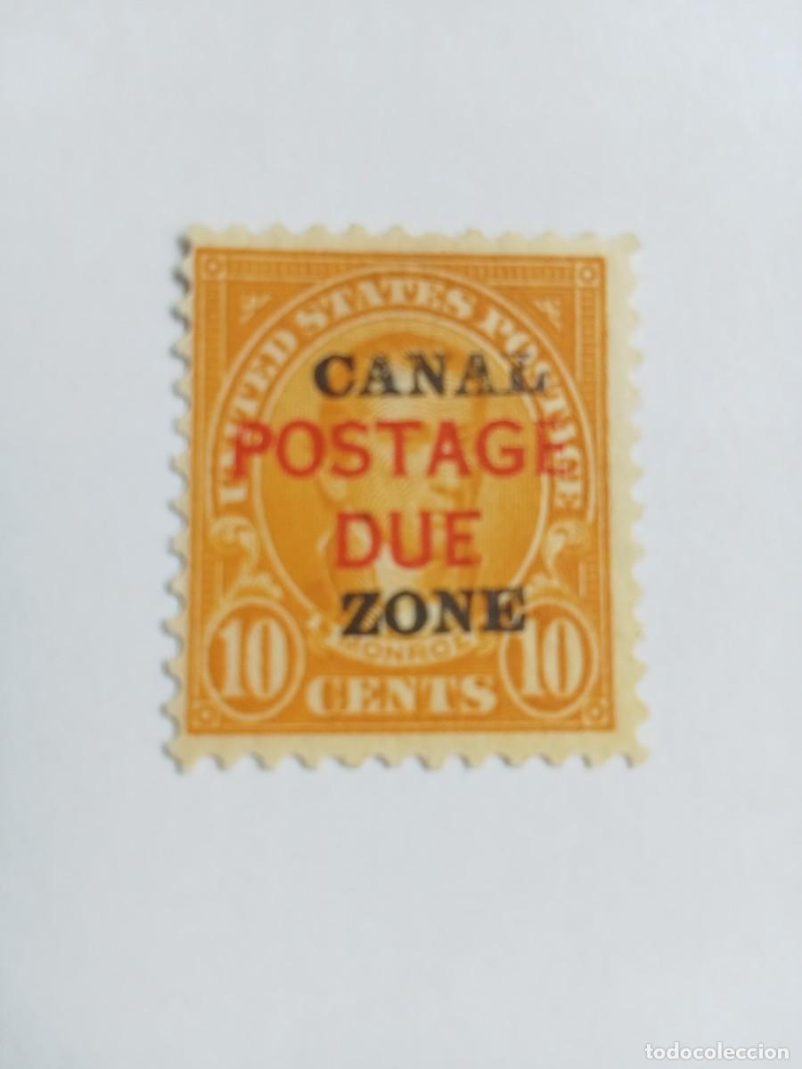 Sellos: SELLO DE LOS ESTADOS UNIDOS DE LA ZONA DEL CANAL, A&Ntilde;O 1921/1930, GOMA ORIGINAL, LIGERA SE&Ntilde;AL DE CHAR